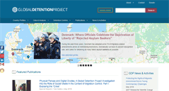 Desktop Screenshot of globaldetentionproject.org